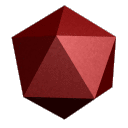 icosaedro en movimiento