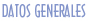 Datos generales